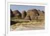 Sandstone Hills in the Domes Area of Purnululu National Park (Bungle Bungle)-Tony Waltham-Framed Photographic Print