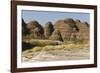 Sandstone Hills in the Domes Area of Purnululu National Park (Bungle Bungle)-Tony Waltham-Framed Photographic Print