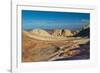 Sandstone landscape, Vermillion Cliffs, White Pocket wilderness, Bureau of Land Management, Arizona-Howie Garber-Framed Photographic Print