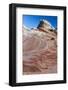 Sandstone landscape, Vermillion Cliffs, White Pocket wilderness, Bureau of Land Management, Arizona-Howie Garber-Framed Photographic Print