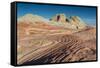 Sandstone Landscape, Vermillion Cliffs, White Pockets Wilderness, Bureau of Land Management, Arizon-Howie Garber-Framed Stretched Canvas