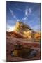 Sandstone Monolith & Reflection-eTrayne-Mounted Photographic Print