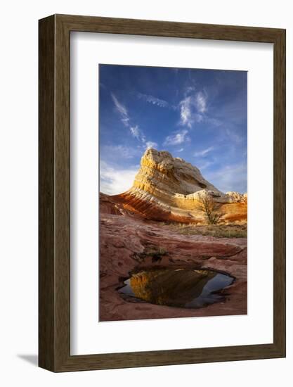 Sandstone Monolith & Reflection-eTrayne-Framed Photographic Print