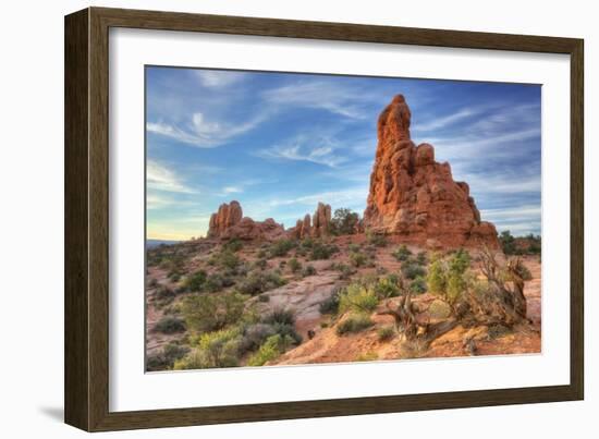 Sandstone Morning Wide-Vincent James-Framed Photographic Print