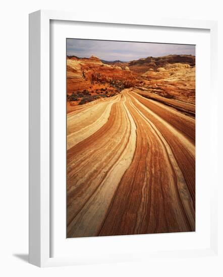 Sandstone on Colorado Plateau, Paria-Vermilion Cliffs Wilderness, Arizona-Charles Gurche-Framed Photographic Print