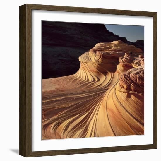 Sandstone Patterns in Coyote Buttes, Paria Wilderness and Vermillion Cliffs, Arizona, USA-Jerry Ginsberg-Framed Photographic Print