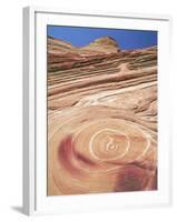 Sandstone Patterns in Rock Formations, Colorado Plateau, Utah, USA-David Welling-Framed Photographic Print