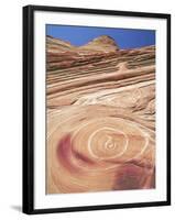Sandstone Patterns in Rock Formations, Colorado Plateau, Utah, USA-David Welling-Framed Photographic Print