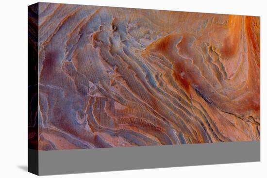 Sandstone patterns in the Vermillion Cliffs Wilderness, Arizona, USA-Chuck Haney-Stretched Canvas