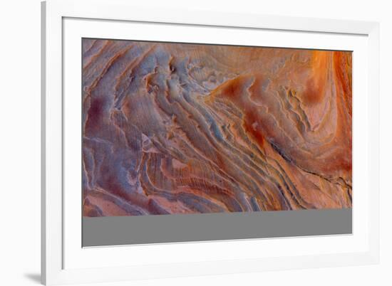 Sandstone patterns in the Vermillion Cliffs Wilderness, Arizona, USA-Chuck Haney-Framed Photographic Print