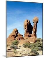 Sandstone Pillars, Arches National Park, Utah-Carol Highsmith-Mounted Photo