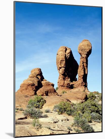 Sandstone Pillars, Arches National Park, Utah-Carol Highsmith-Mounted Photo