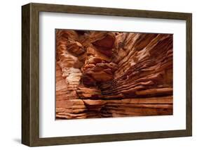 Sandstone Rock Formation in Kings Canyon at Watarrka National Park-Paul Souders-Framed Photographic Print