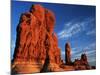 Sandstone Rock Formations at Arches National Park, Utah, USA-Scott T. Smith-Mounted Photographic Print