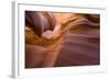 Sandstone Rock in the Lower Antelope Canyon-null-Framed Photographic Print