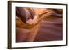 Sandstone Rock in the Lower Antelope Canyon-null-Framed Photographic Print