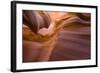 Sandstone Rock in the Lower Antelope Canyon-null-Framed Photographic Print