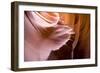 Sandstone Rock in the Lower Antelope Canyon-null-Framed Photographic Print