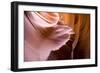 Sandstone Rock in the Lower Antelope Canyon-null-Framed Photographic Print