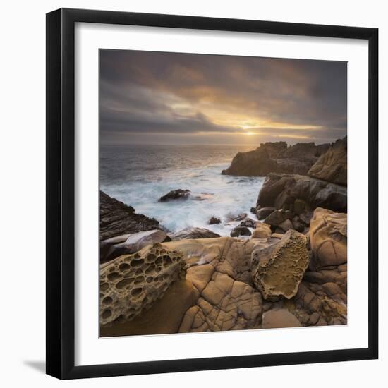 Sandstone, Salt Point State Park, Sonoma Coast, California, Usa-Rainer Mirau-Framed Photographic Print