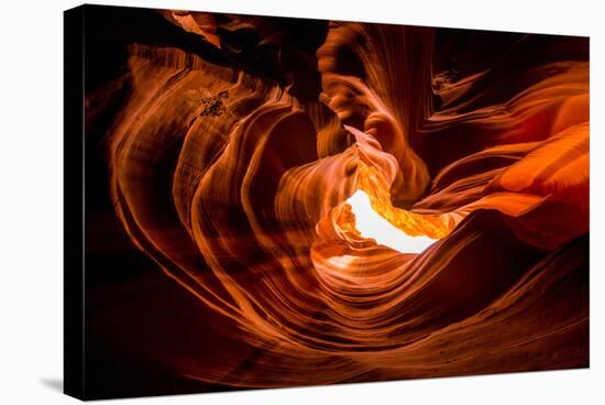 Sandstone Sculpted Walls, Upper Antelope Canyon, Arizona, United States of America, North America-Laura Grier-Stretched Canvas