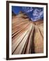 Sandstone Wave, Paria Canyon, Vermillion Cliffs Wilderness, Arizona, USA-Lee Frost-Framed Photographic Print