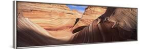 Sandstone Wave, Paria Canyon, Vermillion Cliffs Wilderness, Arizona, USA-Lee Frost-Framed Photographic Print