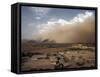 Sandstorm Approaches the Town of Teseney, Near the Sudanese Border, Eritrea, Africa-Mcconnell Andrew-Framed Stretched Canvas