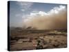 Sandstorm Approaches the Town of Teseney, Near the Sudanese Border, Eritrea, Africa-Mcconnell Andrew-Stretched Canvas