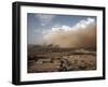 Sandstorm Approaches the Town of Teseney, Near the Sudanese Border, Eritrea, Africa-Mcconnell Andrew-Framed Photographic Print