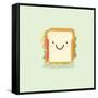 Sandwich Cartoon Vector Illustration-metsi-Framed Stretched Canvas
