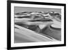 Sandwich Harbor, Namibia. Gull Flies over Immense Sand Dunes-Janet Muir-Framed Photographic Print