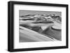 Sandwich Harbor, Namibia. Gull flies over immense sand dunes.-Janet Muir-Framed Photographic Print