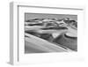 Sandwich Harbor, Namibia. Gull flies over immense sand dunes.-Janet Muir-Framed Photographic Print