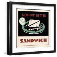 Sandwich-null-Framed Art Print