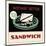 Sandwich-null-Mounted Giclee Print