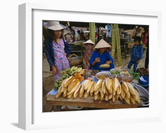 Sandwiches on French Bread, Nha Trang, Vietnam, Indochina, Southeast Asia, Asia-Tim Hall-Framed Photographic Print