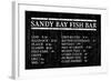 Sandy Bay Fish Bar-The Vintage Collection-Framed Art Print