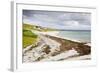 Sandy Beach and Croft on Berneray (Bearnaraigh)-null-Framed Photographic Print