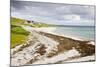 Sandy Beach and Croft on Berneray (Bearnaraigh)-null-Mounted Photographic Print