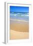 Sandy Beach and Ocean on a Sunny Day-Johan Swanepoel-Framed Photographic Print