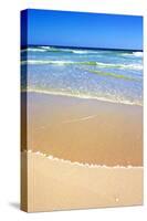 Sandy Beach and Ocean on a Sunny Day-Johan Swanepoel-Stretched Canvas