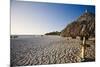 Sandy Beach and Palapas at Divi Beach Aruba-George Oze-Mounted Photographic Print