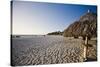 Sandy Beach and Palapas at Divi Beach Aruba-George Oze-Stretched Canvas