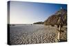 Sandy Beach and Palapas at Divi Beach Aruba-George Oze-Stretched Canvas