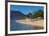 Sandy Beach at Cape Maclear, Lake Malawi, Malawi, Africa-Michael Runkel-Framed Photographic Print