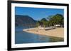 Sandy Beach at Cape Maclear, Lake Malawi, Malawi, Africa-Michael Runkel-Framed Photographic Print