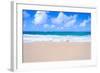 Sandy Beach Background-EllenSmile-Framed Photographic Print