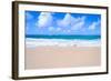 Sandy Beach Background-EllenSmile-Framed Photographic Print