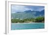 Sandy Beach in Front of the Entrance to the New Wonder of the World and UNESCO World Heritage Site-Michael Runkel-Framed Photographic Print